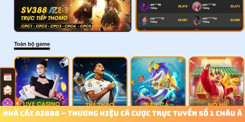 AZ888 hoạt động hợp pháp tại thị trường giải trí châu Á