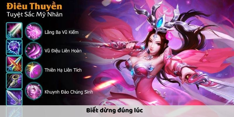 Biết dừng đúng lúc